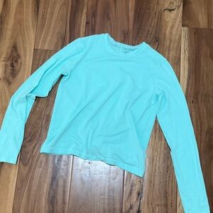 Athleta Girl Twist Around Top in Aqua